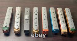 N gauge train model 8-car set with case