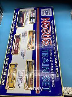 Nestle 6 unit O-27 Gauge Electric Train Set New In Box