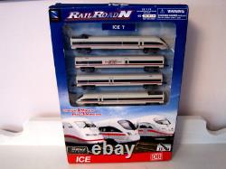 New ICE Train Deutsche Bahn Railroad N Gauge Diecast Rechargeable Train Set New ICE Train Deutsche Bahn Railroad N Gauge Diecast Rechargeable Train Set