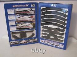 New ICE Train Deutsche Bahn Railroad N Gauge Diecast Rechargeable Train Set New ICE Train Deutsche Bahn Railroad N Gauge Diecast Rechargeable Train Set