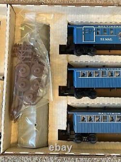 New Lionel 6-1351 0-027 Gauge Baltimore & Ohio 1860's Train Set