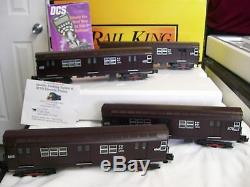 New Release Dark Maroon MTH R-17 Four Car Subway Set O Gauge Three Rail PS 3.0