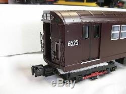 New Release Dark Maroon MTH R-17 Four Car Subway Set O Gauge Three Rail PS 3.0