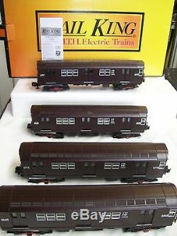 New Release Dark Maroon MTH R-17 Four Car Subway Set O Gauge Three Rail PS 3.0