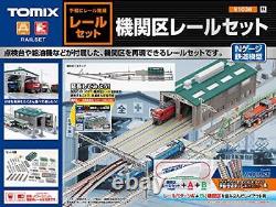 New Tomix 91036 N Gauge Engine Depot Rail Set Model Train Track Supplies