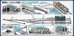 New Tomix 91036 N Gauge Engine Depot Rail Set Model Train Track Supplies F/S