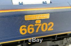 OO Gauge Bachmann (66702) Class 66 Repainted GBRF Livery Loco Blue Lightning