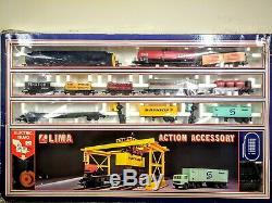 OO Gauge Lima Train Set Action Accessory Royal Scots Grey 55022 Container Crane