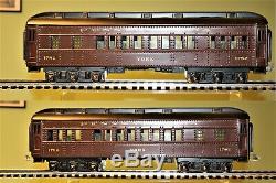 OUTSTANDING Standard Gauge Daniels Trains PRR Tuscan GG1 4935 set -RUNS & LIGHTS