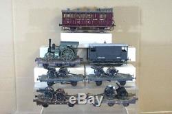 O GAUGE KIT BUILT SE&CR LSWR WWI ARMY GUN WAGON TRAIN SET & TRACTION ENGINE mv
