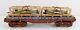 O Gauge Lionel Flat Car With Crates Custom Load Boat Collectible Train