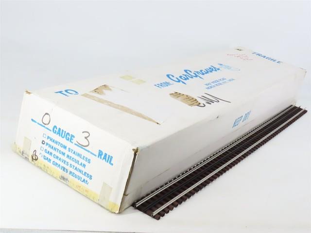 O Gauge 3-rail Gargraves Phantom Regular 37 Straight Track 50-pack