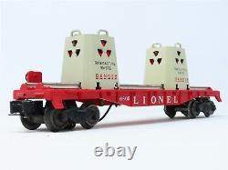 O Gauge 3-Rail Lionel 6805 Atomic Waste Disposal Flat Car