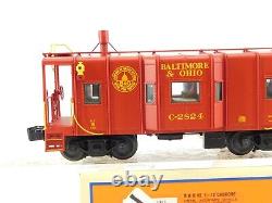 O Gauge 3-Rail Lionel 6-17664 B&O Baltimore & Ohio Caboose #C-2824 with Smoke
