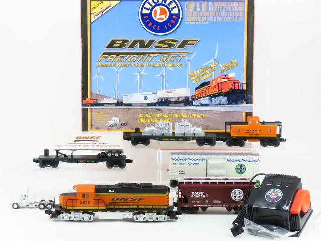 O Gauge 3-rail Lionel 6-30154 Bnsf Emd Gp20 Diesel Freight Train Set With Sound
