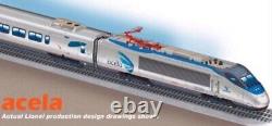 O Gauge 3-Rail Lionel 6-31714 AMTK Amtrak Railroad Acela Train Set SEALED