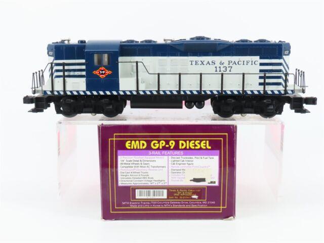 O Gauge 3-rail Mth 20-2174-1 T&p Texas & Pacific Gp9 Diesel #1137 Need Battery