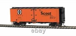 O Gauge 3-Rail MTH 20-90644 SFRD Santa Fe Scout West RR-27 40' Reefer 6-Pack