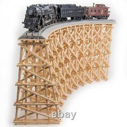 O Gauge Curved Bridge Model Railroad Train Trestle Use With Lionel O36 Fastrack