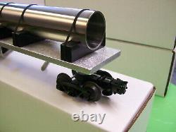 O Gauge Metal Track Cleaning & Scrubbing Car (R & L Lines) USA Made with Rollers