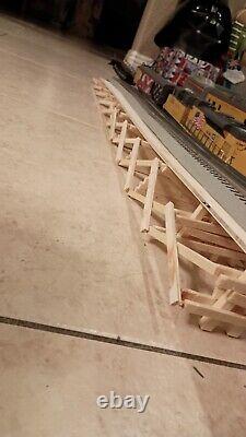 O Gauge Model Railroad Train Trestle fastrack For Lionel O36. 0 up to 5.5 8Ft