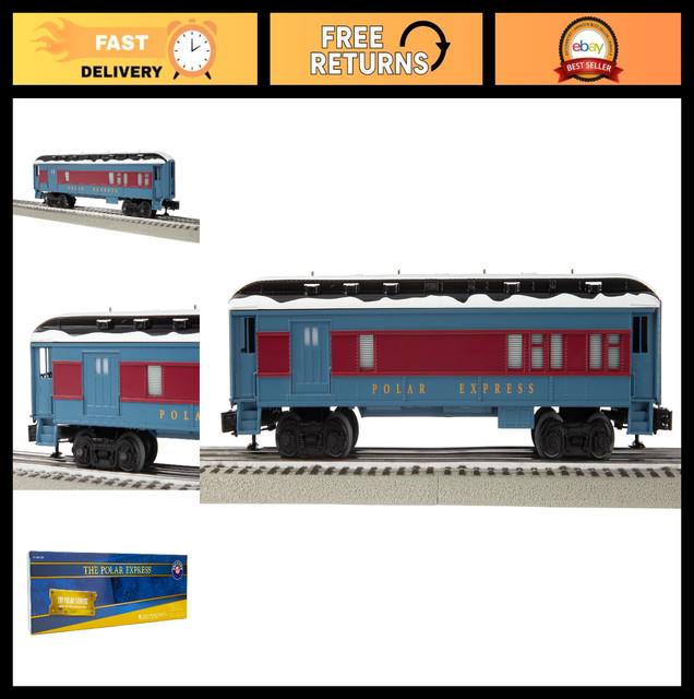 O Gauge Model Train Passenger Car Polar Express Combo Car, Diecast Trucks, Sno