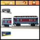 O Gauge Model Train Passenger Car Polar Express Combo Car, Diecast Trucks, Sno