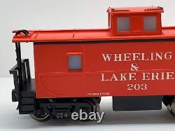 O Gauge RMT CAB 371 Wheeling & Lake Erie #203 Center Cupola Caboose Car Train