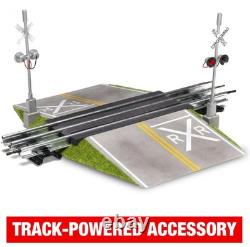 O Gauge Railroad Crossing with Lights & Sound, Realistic Train Platform NEW