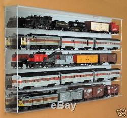 O Gauge Train Display Case Acrylic -Clear Back