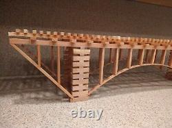 O Scale Arch Bridge 36! Model Train Trestle O gauge. Use with Lionel MTH Marks