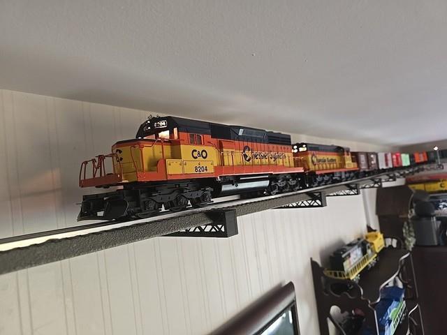O Scale Wall Mount Room Kit For Lionel & Other Train Track (o Gauge)