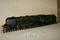 O gauge 7mm SCRATCHBUILT Duchess of Hamilton BR LMS Green 46229 Slaters Wheels