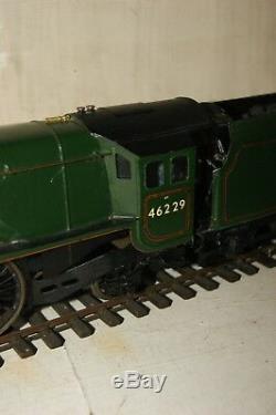 O gauge 7mm SCRATCHBUILT Duchess of Hamilton BR LMS Green 46229 Slaters Wheels