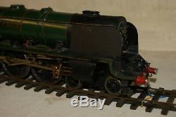 O gauge 7mm SCRATCHBUILT Duchess of Hamilton BR LMS Green 46229 Slaters Wheels