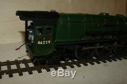 O gauge 7mm SCRATCHBUILT Duchess of Hamilton BR LMS Green 46229 Slaters Wheels