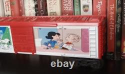 O gauge A Charlie Christmas SNOOPY scale tree train boxcar lionel model