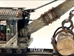 O gauge Custom, Handmade, Logging Crane