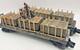 O Gauge Custom, Handmade, Painted, 2 Car Consist, Stacked Lumber Cars Withhobos