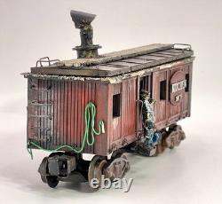 O gauge Hand-crafted, Logging Kitchen & Dinning set, with smoke & flicker lighting