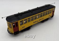 O gauge, trolley, passenger, Minitoys, Public Service #102 model train, rare