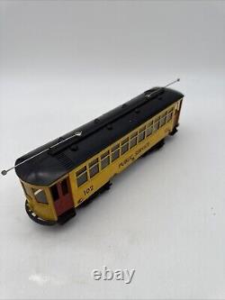 O gauge, trolley, passenger, Minitoys, Public Service #102 model train, rare