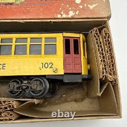 O gauge, trolley, passenger, Minitoys, Public Service #102 model train, rare