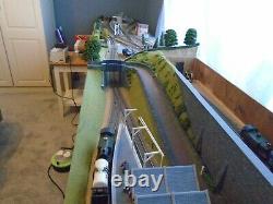 Oo Gauge Layout 10ft In 2 Sections Excellent Condition End To End