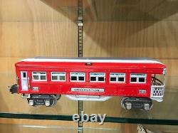 Outstanding Lionel O Gauge 276W Set OBSB 1935 with255E, 263WX, 613, 614, 615 EX+