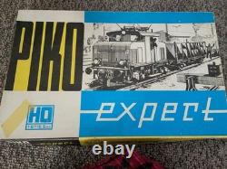 PIKO Expert HO Gauge Model Train Set Black Red Locomotive, Used, Vintage F/S