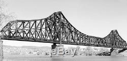 P&LE Bridge, Beaver, PA, Cantilever design, HO gauge L. E. Assembled NEW
