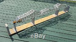 P&LE Bridge, Beaver, PA, Cantilever design, HO gauge L. E. Assembled NEW