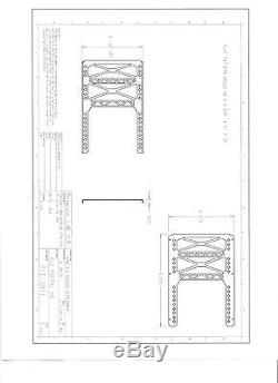 P&LE Bridge, Beaver, PA, Cantilever design, HO gauge L. E. Assembled NEW