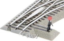 Plastic O Gauge Track Pack with Curves and Switches for Model Train Enthusiasts Plastic O Gauge Track Pack with Curves and Switches for Model Train Enthusiasts